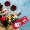 4Pcs Xmas Tableware Covers Christmas Cutlery Holders Fork Spoon Bags Holiday Party Silverware Pouches Festival Dining Table