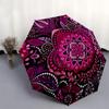 Vibrant Mandala Patterned Rug: Bohemian Style Home DecorUmbrella, Portable 3-Fold Umbrella for Men & Women,Christmas Gift ES155