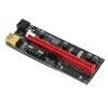 PCIE Riser 4 FP Capacitors 6P Interface Effective Protective Practical Adapter Card for Enhancing Power Supply