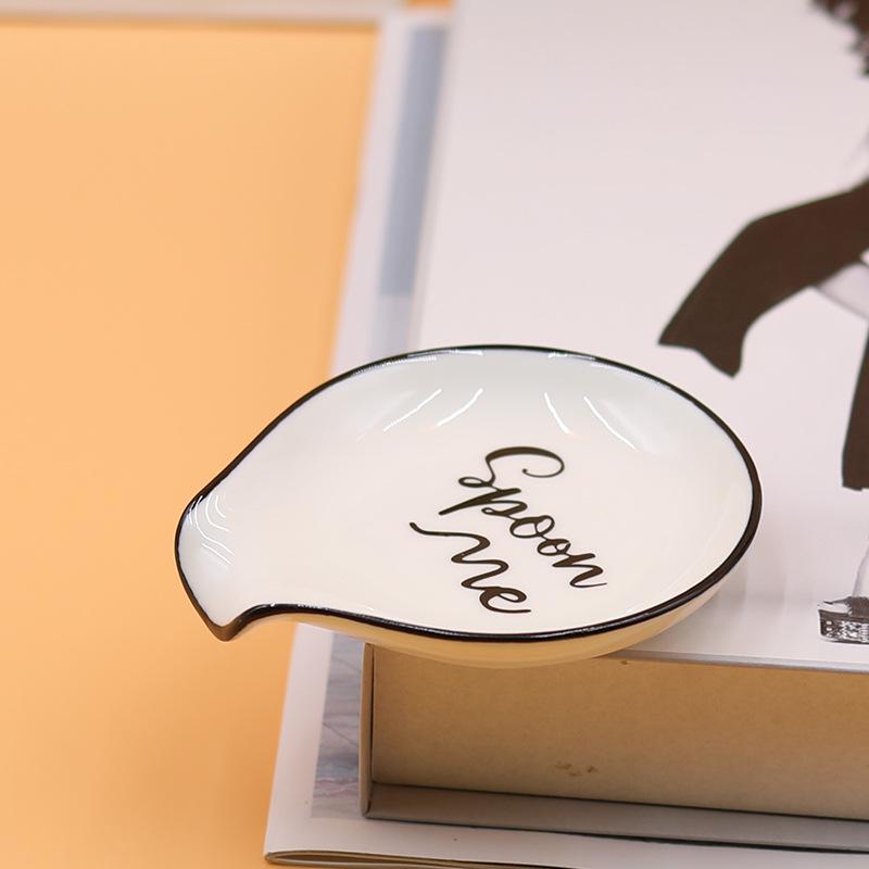 Ceramic Spoon Rest & Holder - Creative Thickened Design for Restaurant or Home