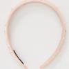 SORRY TOO MUCH LOVE Pearl Gem Seethough Satin Hairband_Pink
