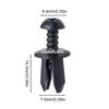 Bonnet Mounting Screw Rivet Clip for BMW X5 X3 MINI 51168197908 Boot Lining Trim Fastener Clips Push-Type Retainer