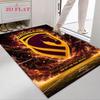 Brisbane Broncos Carpet Rug for Living Room Bedroom Home Sofa Decoration,Kids play Nonslip Floor Mat