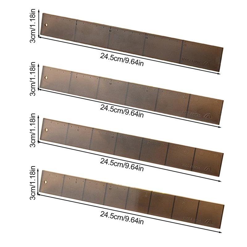 Pastry Cake Thickness Measure Ruler Cake Roll Ruler Uniform Division Molds Baking Ruler Auxiliaries Tool Home Kitchen