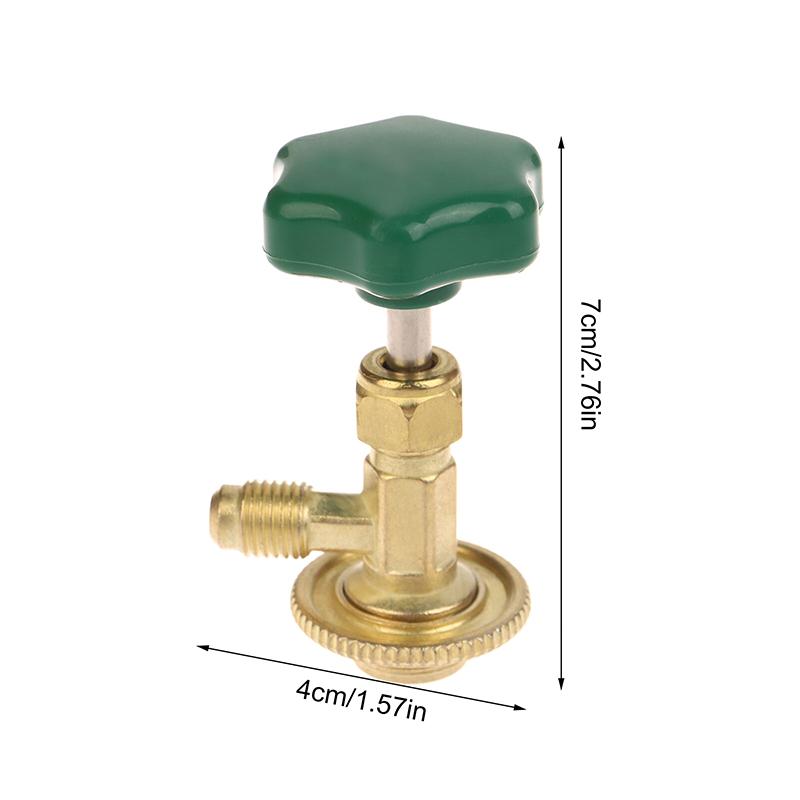 1Pc Low Pressure Dispensing Valve Bottle Opener 1/4 Sae Connector Mayitr Refrigerant Bottle Can Tap For R22 Gas