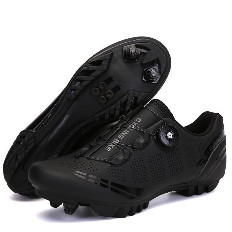 All-Season Mountain Road Cycling Shoes Men Women Breathable Rigid Sole Clipless Compatible