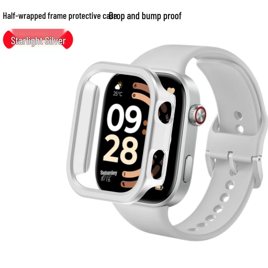 Custodia Protettiva per Redmi Watch 6: Cover Guscio Rigido Vuoto Semiavvolgente per Nuovo Modello