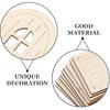 10pcs Wooden Fairy Doors, Unpainted Miniature Doors for DIY Crafting, Garden Mini Fairy House Decor, Unfinished Craft Accessories for Wall