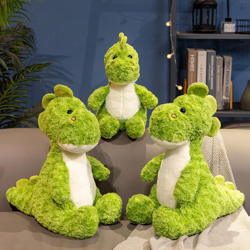 Cartoon Avocado Dinosaur Doll Plush Toy Cute Dragon Childrens Doll Companion