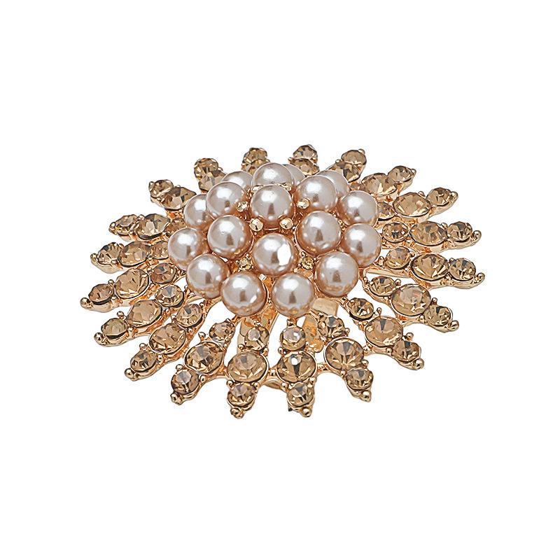 Exquisite Multi-Layer 3D Ethnic Style Floral Ring - Large Retro Design