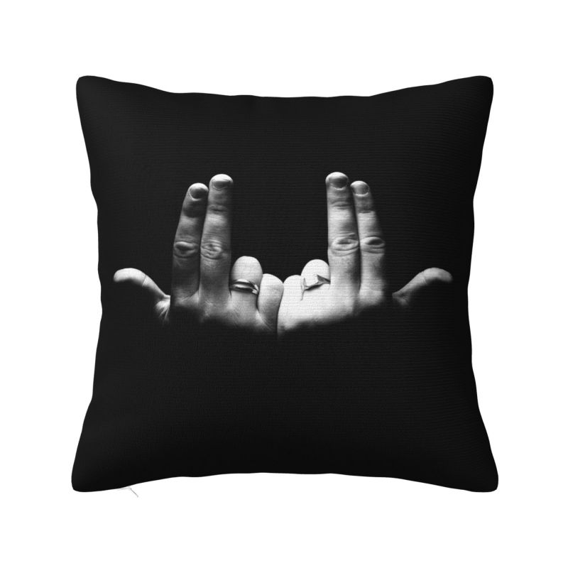 Nordic Style Jul Cushion Cover xcm Polyester French Rapper Music Throw Pillow for Sofa Square Pillowcase Home Decor