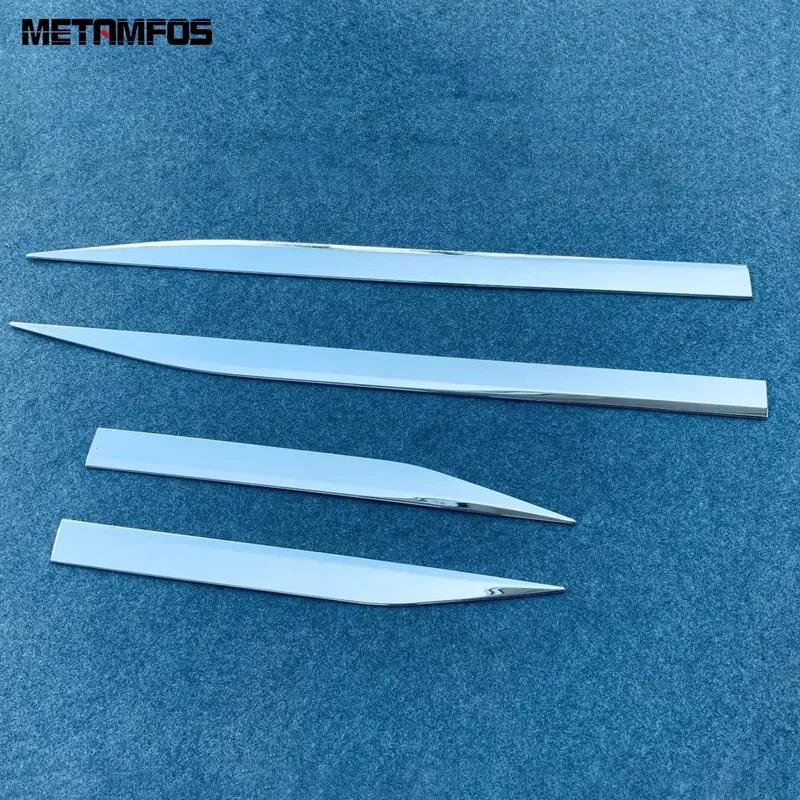 Exterior Accessories For Mitsubishi Outlander   2024 2025 Chrome Door Side Line Strip Body Skirt Molding Trim Sticker