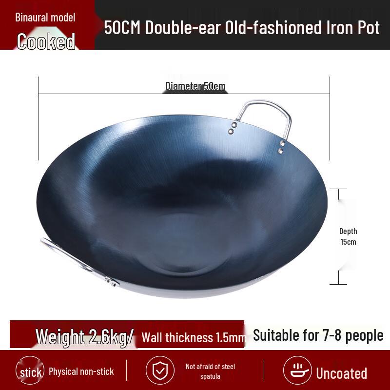 Triceratops Traditional Iron Wok