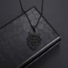 Stainless Steel Hollow Lion Head Pendant Necklace Hip-Hop Trend Domineering Street Style Versatile Accessory Wholesale