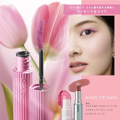 FASIO Ultra Wp Mascara  Long  102 Beginning of Love Sweet Pink 6g Ultra Waterproof Smudge Resistant