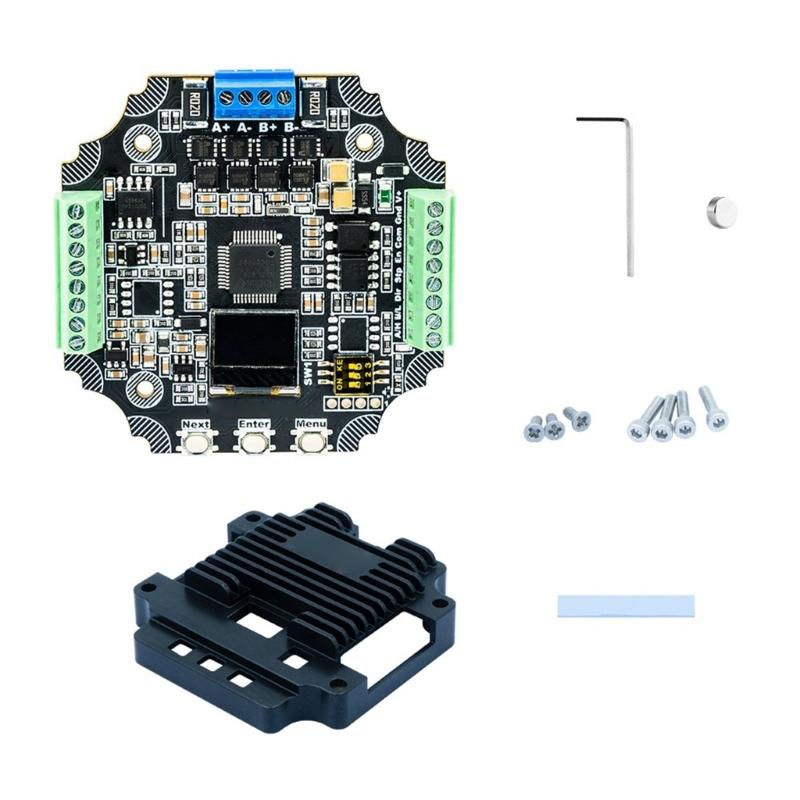 

SERVO57D PCBA NEMA23 Драйвер крокового двигуна із замкнутим контуром для FOC 3D-принтера Верстата для гравіювання Аксесуари для автоматизації
