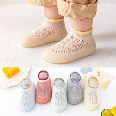 Spring and Summer Baby Toddler Shoes Non-slip Baby Mesh Breathable Indoor Soft Bottom Shoes Children's Socks Shoes
