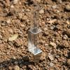 Support de Montage 2 en 1 Pluviomètre en Verre Facile à Lire Humidimètre de Jardin Mesure de Pluie Agricole