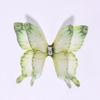 50Pcs 3D Organza Fabric Butterfly Appliques Colorful Double-layer Simulation Mesh Butterfly Patch Translucent