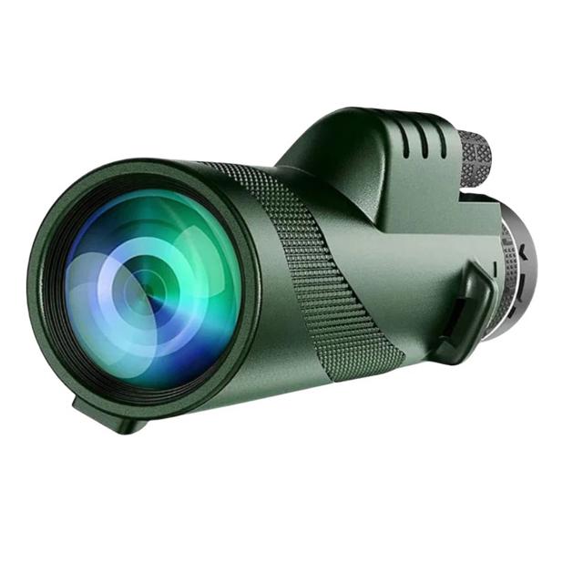 80x100 HD ZOOM puissant télescope monoculaire jumelles portables longue portée télescope chasse Camping avec trépied pince de téléphone