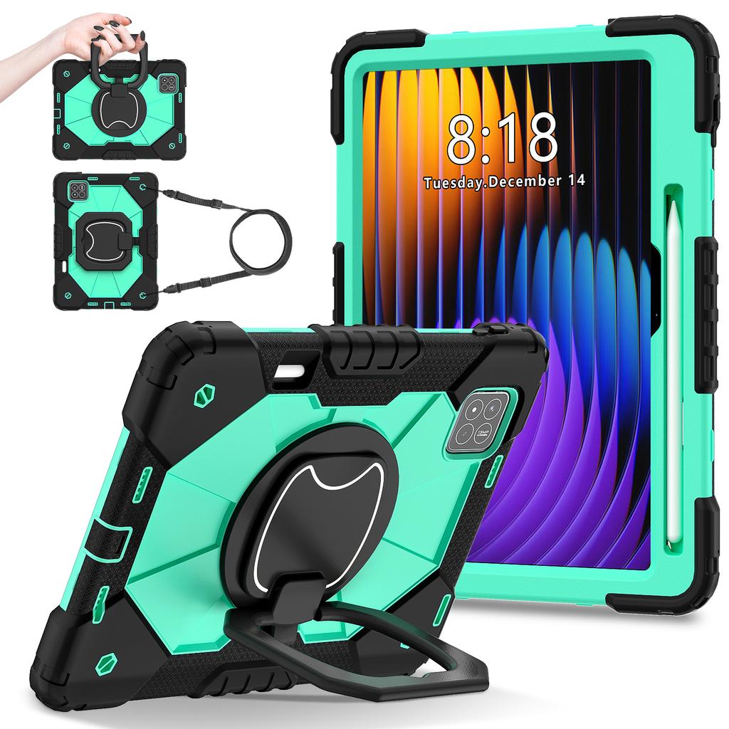 For Xiaomi Pad 7 Pro/Pad 7 Case Silicone+PC Kickstand Tablet Cover