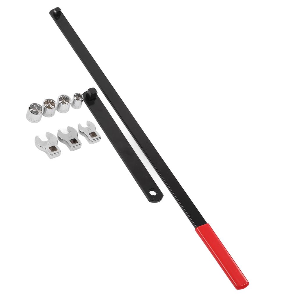 10PcsSet Ratcheting Serpentine Belt Tensioner Tool Set Drive Handle Socket Wrench Universal Auto