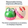 Mechanical Driven Cartoon Kitchen Timer Hand Use Manual Countdown Timer  Baking Preparation
