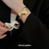 Irregular Smooth Wavy Open Bracelet, New Exaggerated Cold Wind Bracelet, High-end Jewelry