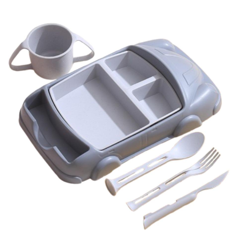 Cartoon Children's Tableware Set Detachable Kid's Lunch Plate Feeding Food Tray  Kindergarten