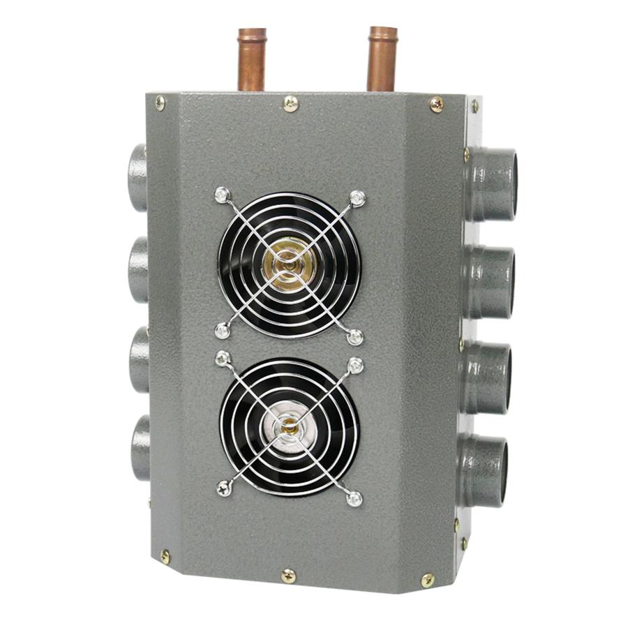 Universal Heater 12V Dual Sides 8 Port 14 Pass All Copper Coil for Car Truck Vintage Muscle Car Under-dash