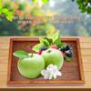Smooth Surface Serving Tray Wood Fruit Platter Simple Snack Tray  For Coffee Snacks