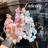 Painted Beads Phone Chain Sweet Girl Bowknot Keychain Anti-Lost Wrist Strap Bag Decor Earphone Case Pendant