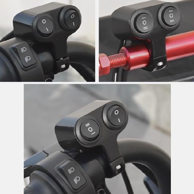 Corrosion Resistant Motorcycle Front Headlight Spotlight Handlebar Control Switch Suitable for Riders Safe Night Travel