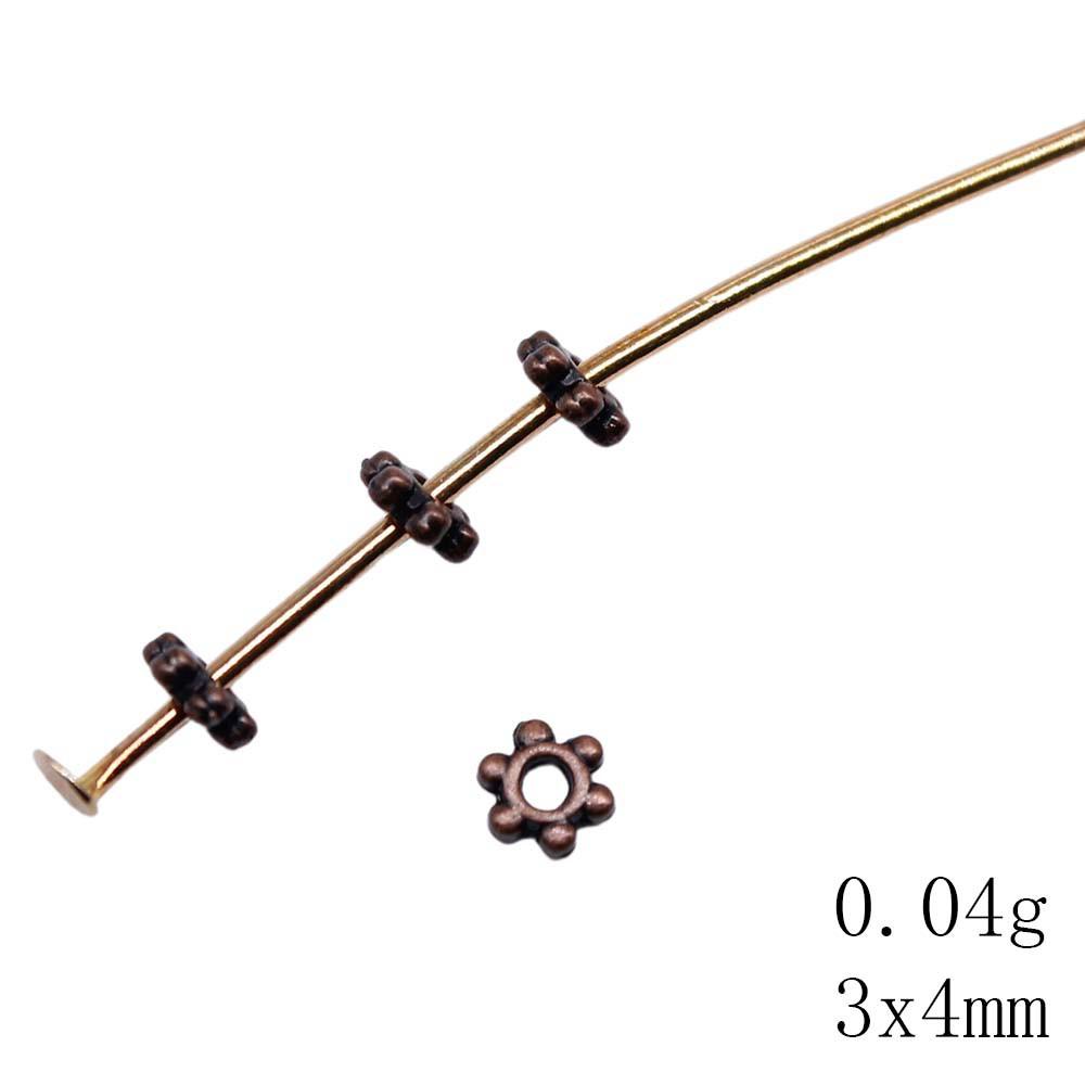 New Year's Day Jewelry Findings Small Torus Spacer Beads Accessories Parts Backpack Accessories