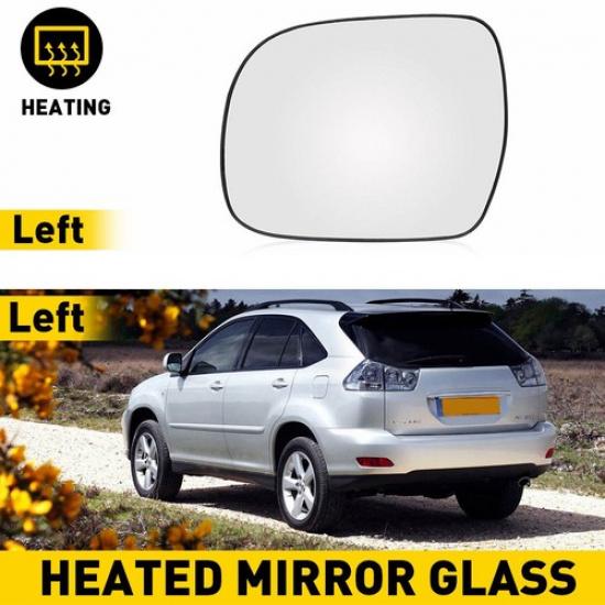 Зеркало Водительское Стекло Сторона Левая Подходит Подогрев Lexus RX300 RX350 RX330 04-09 RX400H