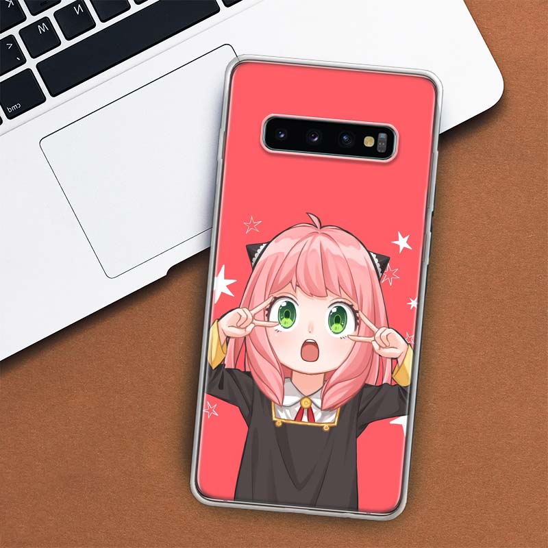 SPY×FAMILY Anya Baby Phone Case For Samsung Galaxy S10 Plus S20 FE S21 S22 Ultra S10E S9 S8 + S6 S7 Edge Lite Shell Coque