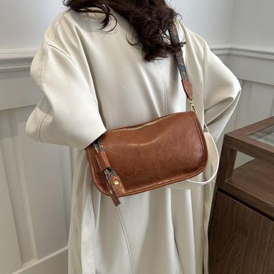 Vintage PU Leather Shoulder Bags For Women Luxury Pillow Bag Fashion Style Crossbody Handbag New Messenger Bag