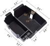 Suitable for 2018+ Wrangler JL Car Storage Box Black Car Accessories Armrest Box Central Control Storage Box Black ABS