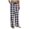 Fashion Men's Casual Plaid Loose Sport Plaid Pajama Pants Trousers