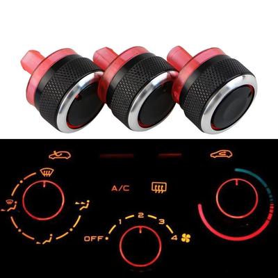 Auto Topení Klimatizace Ovládací knoflíky Nálepka Kryt číselníků pro Peugeot 206 207 pro Citroen C2 Xsara Picasso