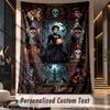 Day of the Dead (1) Theme Custom Tapestry Personalized Custom Name Text Wall Hanging Tapestry Home Decor Background Cloth