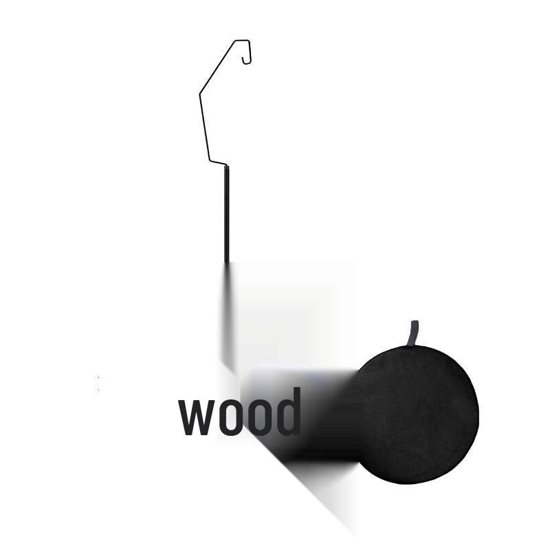 Portable Outdoor Folding Round Camping Table with Lamp Pole