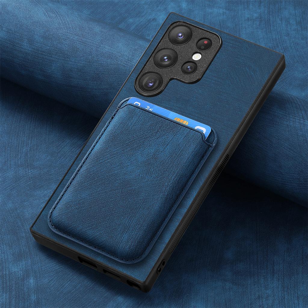 2 IN 1 Magnetic Cards Bag Detachable Vintage Leather Case For Samsung Galaxy S23 Ultra S22 Plus S24 A54 A14 A24 A15 A25 Cover