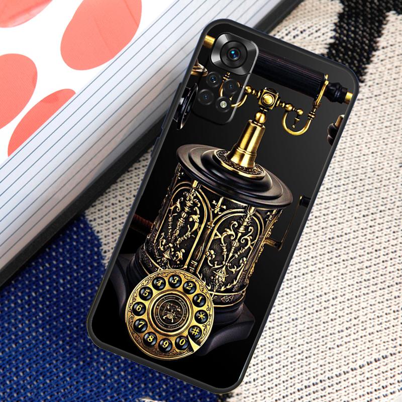 

Чехол для телефона в стиле ретро с вращающимся циферблатом для Xiaomi Redmi Note 10 11 Pro 8 9 12 Pro 11S 10S 9S Redmi 9 10 12C 9C 10C задняя крышка Redmi Note 12 4G