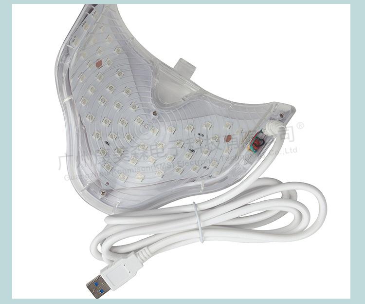Cross-Border LED Seven-Color Light Beauty Mask with Neck Microcurrent Spectrometer
