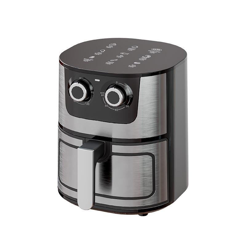 7L Smart Visual Air Fryer, Touch Control, Non-Stick Liner, Oven-Compatible, 110V/220V.