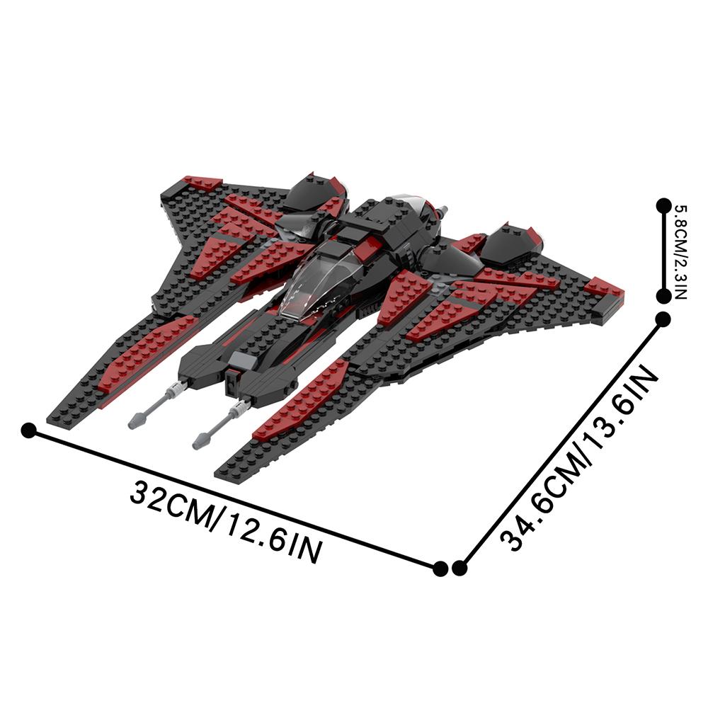 

MOOXI Космічні війни Аерокрафт MOC Модель Цегла DIY Діорама Дорослі Дитячі Іграшки Набір Будівельних Блоків Монтессорі Подарунки Кімнатна Декорація