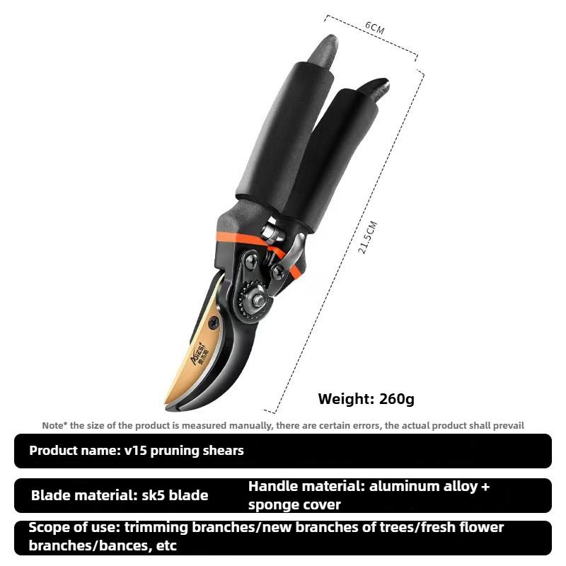 

1Pc Multifunctional Pruning Shear Garden Tools Heavy Duty Ultra Sharp Hand Pruners, Professional Garden Scissors