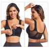Damen-Sport-BH mit Schnalle vorne, bügellos, Push-Up-Unterwäsche, für Damen, zum Laufen, stoßfest, schöne Rückseite, Übergröße M-5XL