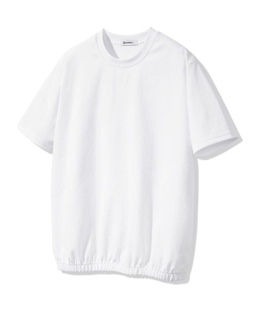 ALVINCLO Fake Elastic Waist Self-Tuck Muscle Fit Short Sleeve T-Shirt Ast3512 (3 Colors)